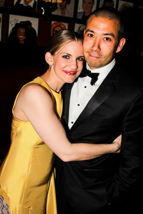Anna Chlumsky with her partner
